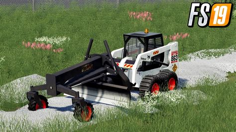 fs19 skid steer attachments|fs19 skid steer mulcher.